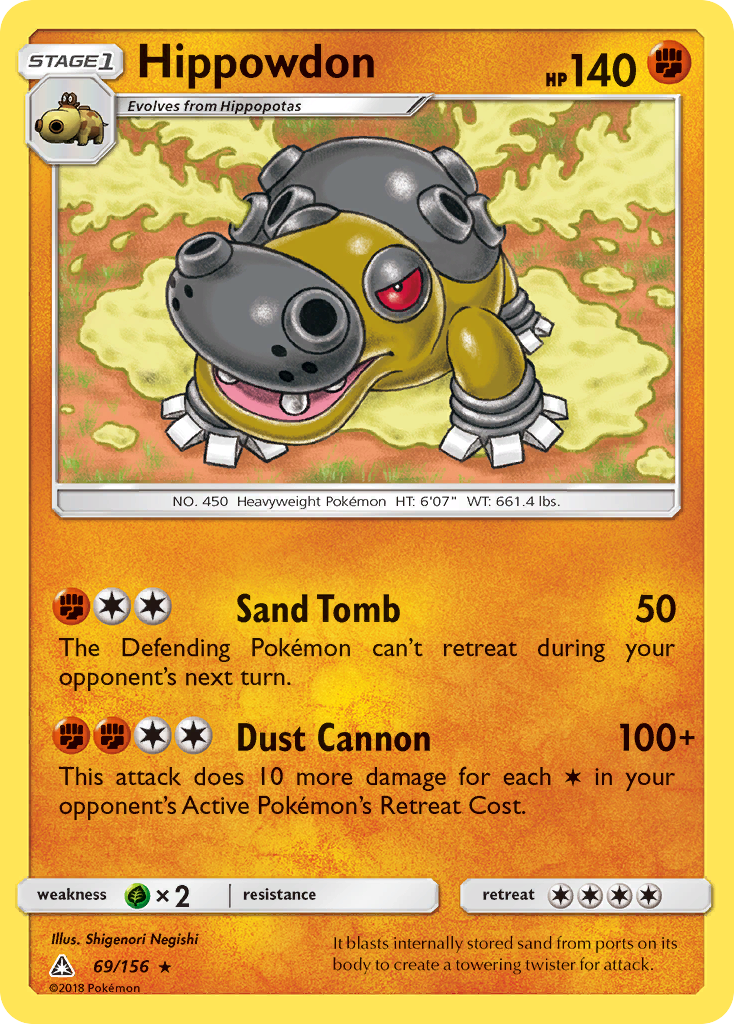 Hippowdon (69/156) [Sun & Moon: Ultra Prism] | Deep Dive Games St. Marys