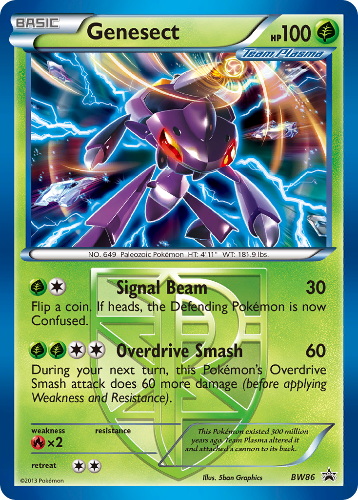 Genesect (BW86) (Team Plasma) [Black & White: Black Star Promos] | Deep Dive Games St. Marys