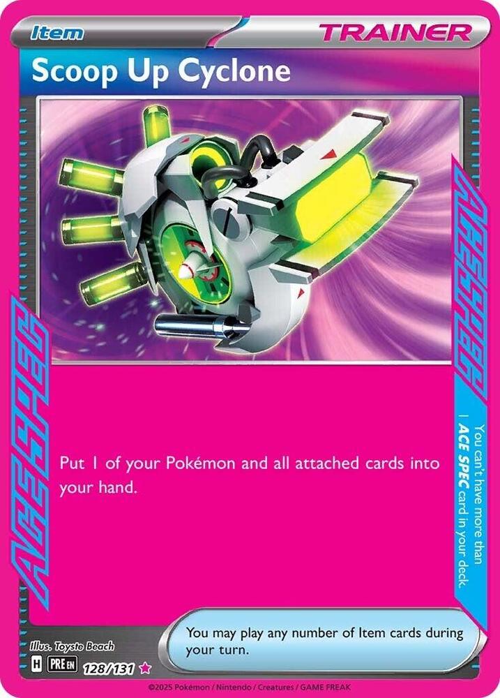 Scoop Up Cyclone (128/131) [Scarlet & Violet: Prismatic Evolutions] | Deep Dive Games St. Marys