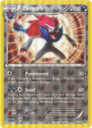 Zoroark (BW19) (Jumbo Card) [Black & White: Black Star Promos] | Deep Dive Games St. Marys