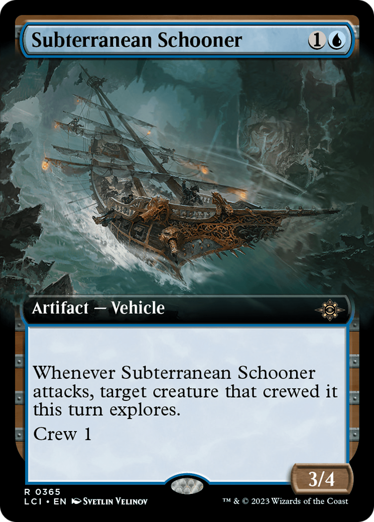 Subterranean Schooner (Extended Art) [The Lost Caverns of Ixalan] | Deep Dive Games St. Marys