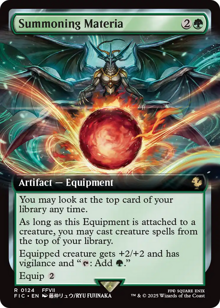 Summoning Materia (Extended Art) [FINAL FANTASY Commander] | Deep Dive Games St. Marys