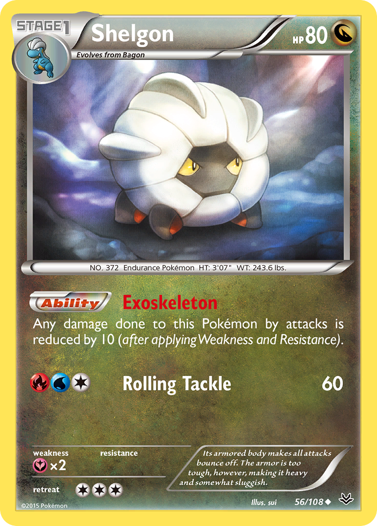 Shelgon (56/108) [XY: Roaring Skies] | Deep Dive Games St. Marys