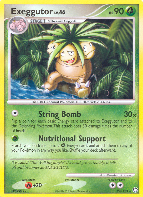 Exeggutor (24/123) [Diamond & Pearl: Mysterious Treasures] | Deep Dive Games St. Marys