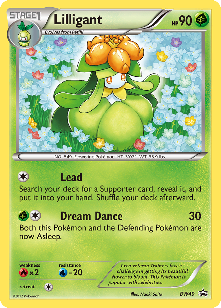 Lilligant (BW49) [Black & White: Black Star Promos] | Deep Dive Games St. Marys