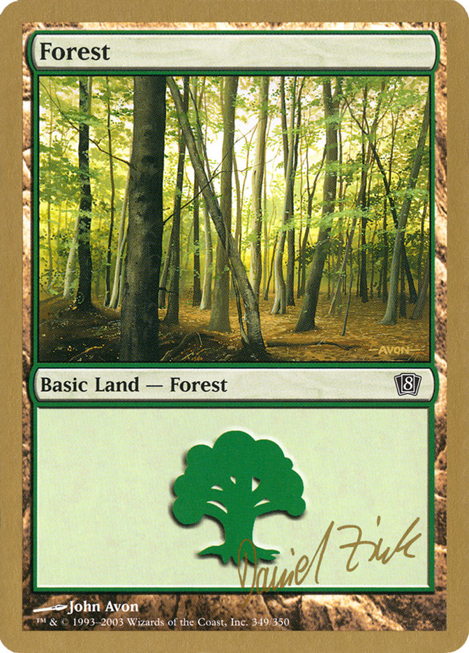 Forest (dz349) (Daniel Zink) [World Championship Decks 2003] | Deep Dive Games St. Marys