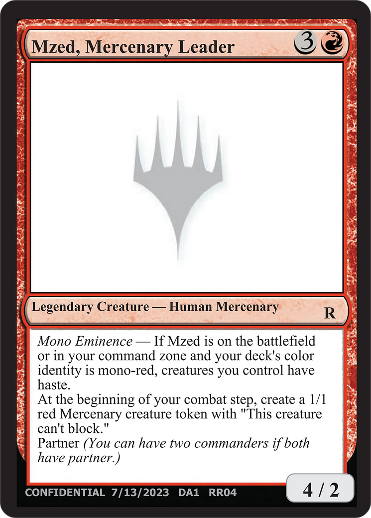 Mzed, Mercenary Leader [Unknown Event] | Deep Dive Games St. Marys