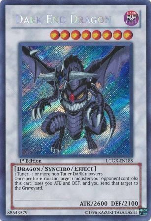 Dark End Dragon [LCGX-EN188] Secret Rare | Deep Dive Games St. Marys