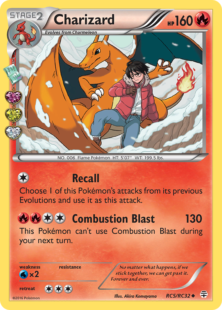 Charizard (RC5/RC32) [XY: Generations] | Deep Dive Games St. Marys