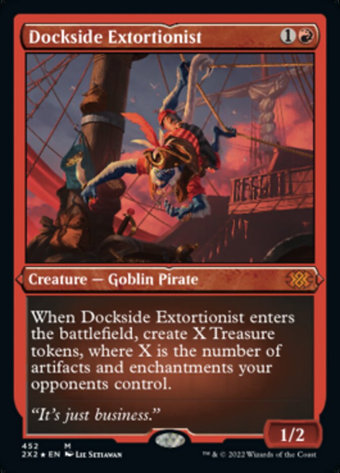 Dockside Extortionist (Foil Etched) [Double Masters 2022] | Deep Dive Games St. Marys