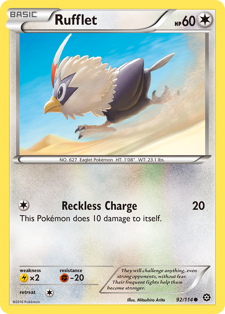 Rufflet (92/114) [XY: Steam Siege] | Deep Dive Games St. Marys