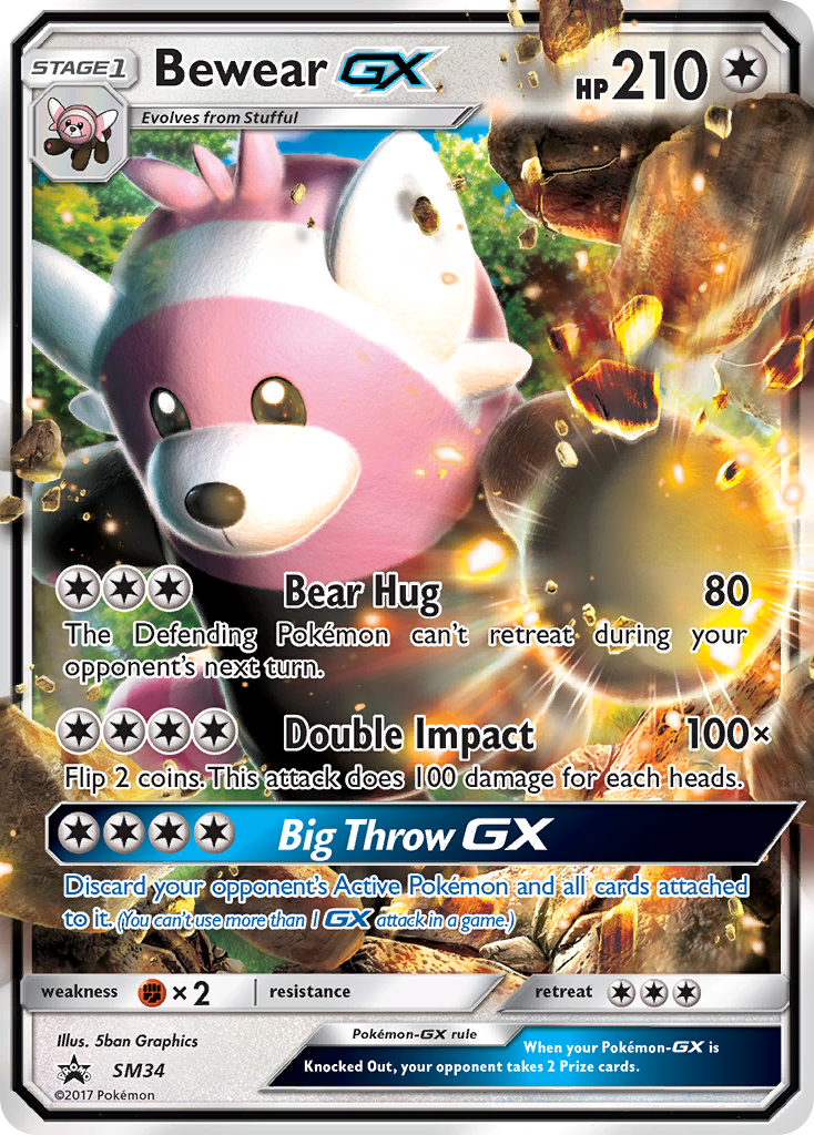 Bewear GX (SM34) [Sun & Moon: Black Star Promos] | Deep Dive Games St. Marys