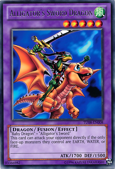 Alligator's Sword Dragon [TU08-EN008] Rare | Deep Dive Games St. Marys