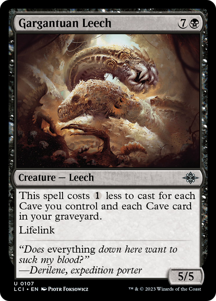 Gargantuan Leech [The Lost Caverns of Ixalan] | Deep Dive Games St. Marys