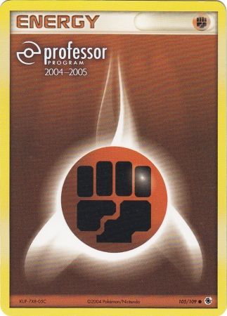 Fighting Energy (105/109) (2004 2005) [Professor Program Promos] | Deep Dive Games St. Marys