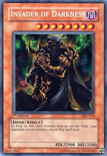 Invader of Darkness [IOC-111] Secret Rare | Deep Dive Games St. Marys