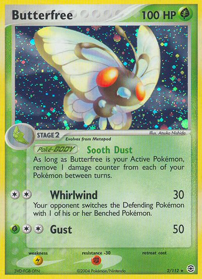 Butterfree (2/112) [EX: FireRed & LeafGreen] | Deep Dive Games St. Marys