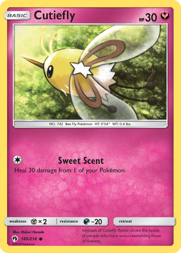 Cutiefly (145/214) [Sun & Moon: Lost Thunder] | Deep Dive Games St. Marys