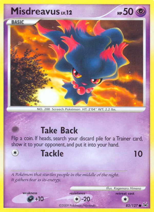 Misdreavus (83/127) [Platinum: Base Set] | Deep Dive Games St. Marys