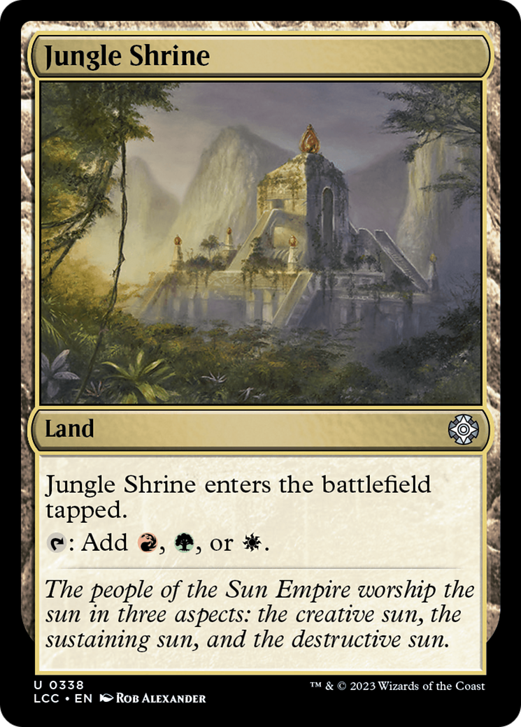 Jungle Shrine [The Lost Caverns of Ixalan Commander] | Deep Dive Games St. Marys