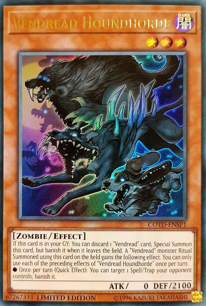 Vendread Houndhorde [COTD-ENSP1] Ultra Rare | Deep Dive Games St. Marys