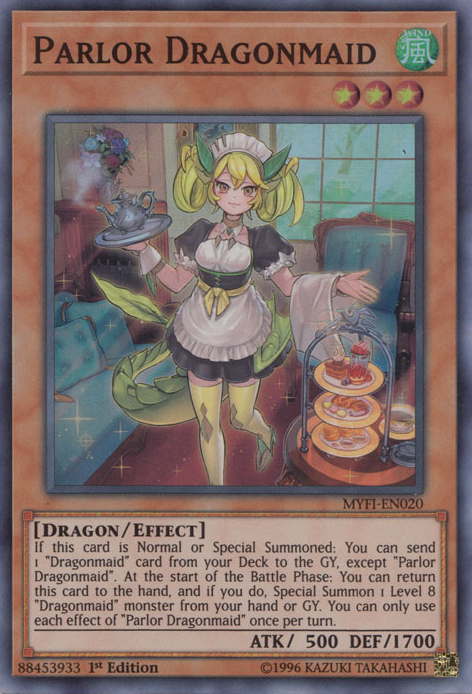 Parlor Dragonmaid [MYFI-EN020] Super Rare | Deep Dive Games St. Marys