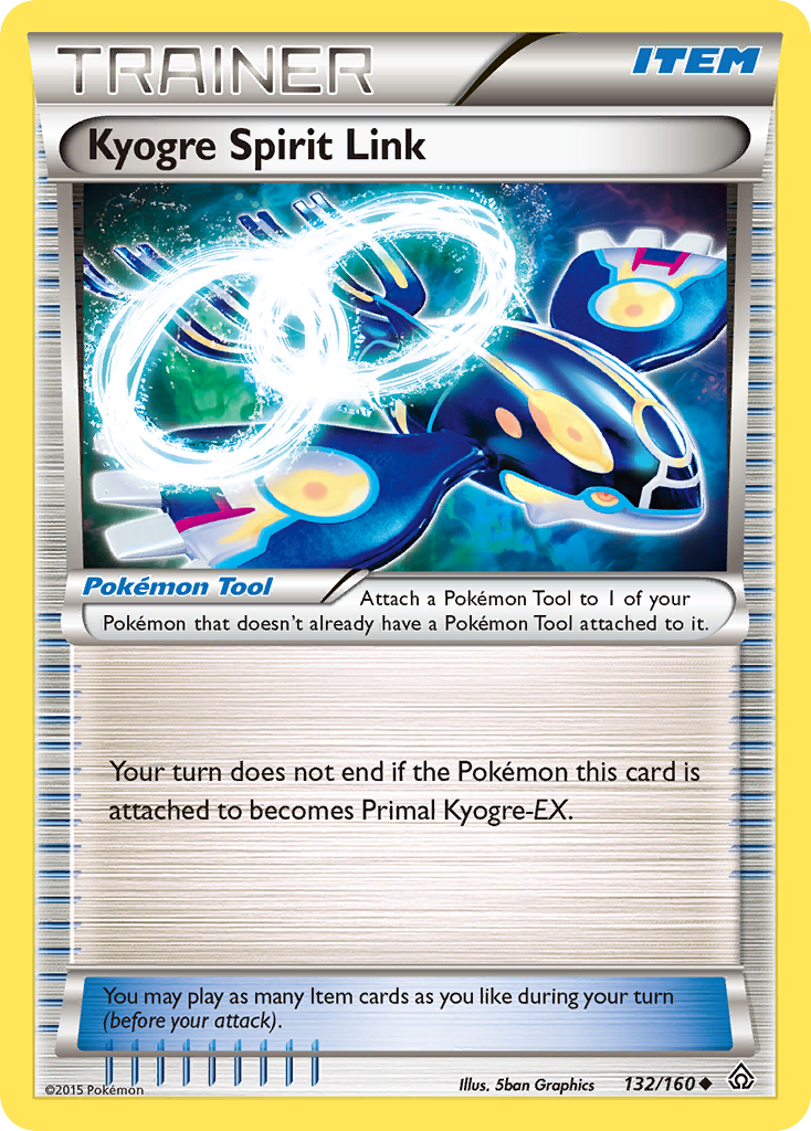 Kyogre Spirit Link (132/160) [XY: Primal Clash] | Deep Dive Games St. Marys