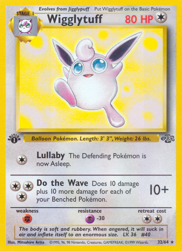 Wigglytuff (32/64) [Jungle 1st Edition] | Deep Dive Games St. Marys