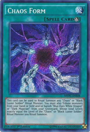 Chaos Form [MVP1-ENS08] Secret Rare | Deep Dive Games St. Marys