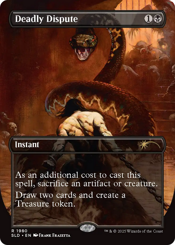 Deadly Dispute (1980) (Rainbow Foil) [Secret Lair Drop Series] | Deep Dive Games St. Marys