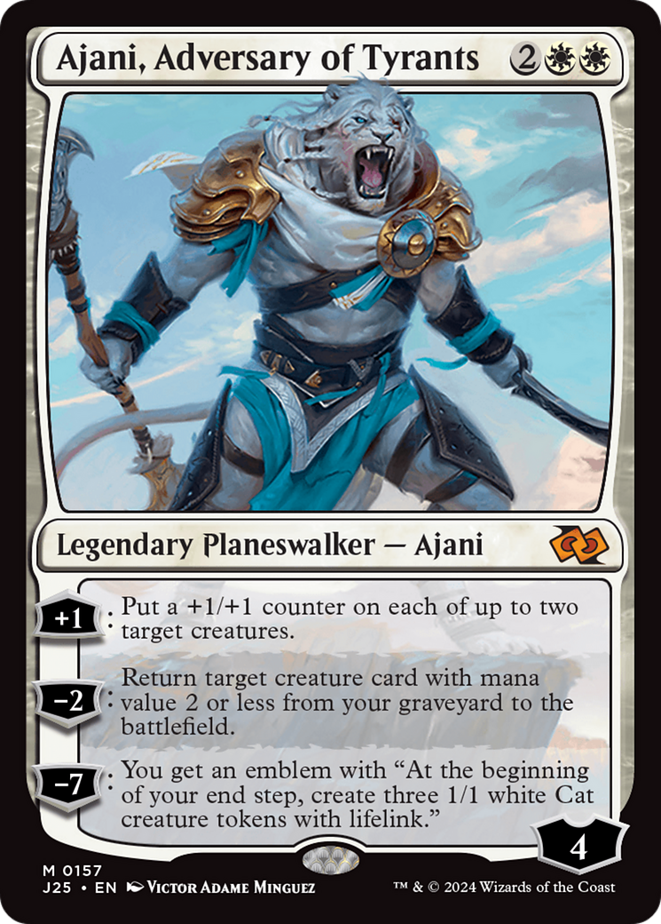 Ajani, Adversary of Tyrants [Foundations Jumpstart] | Deep Dive Games St. Marys