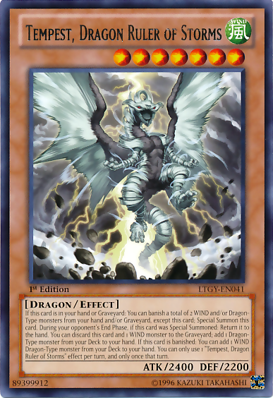 Tempest, Dragon Ruler of Storms [LTGY-EN041] Rare | Deep Dive Games St. Marys