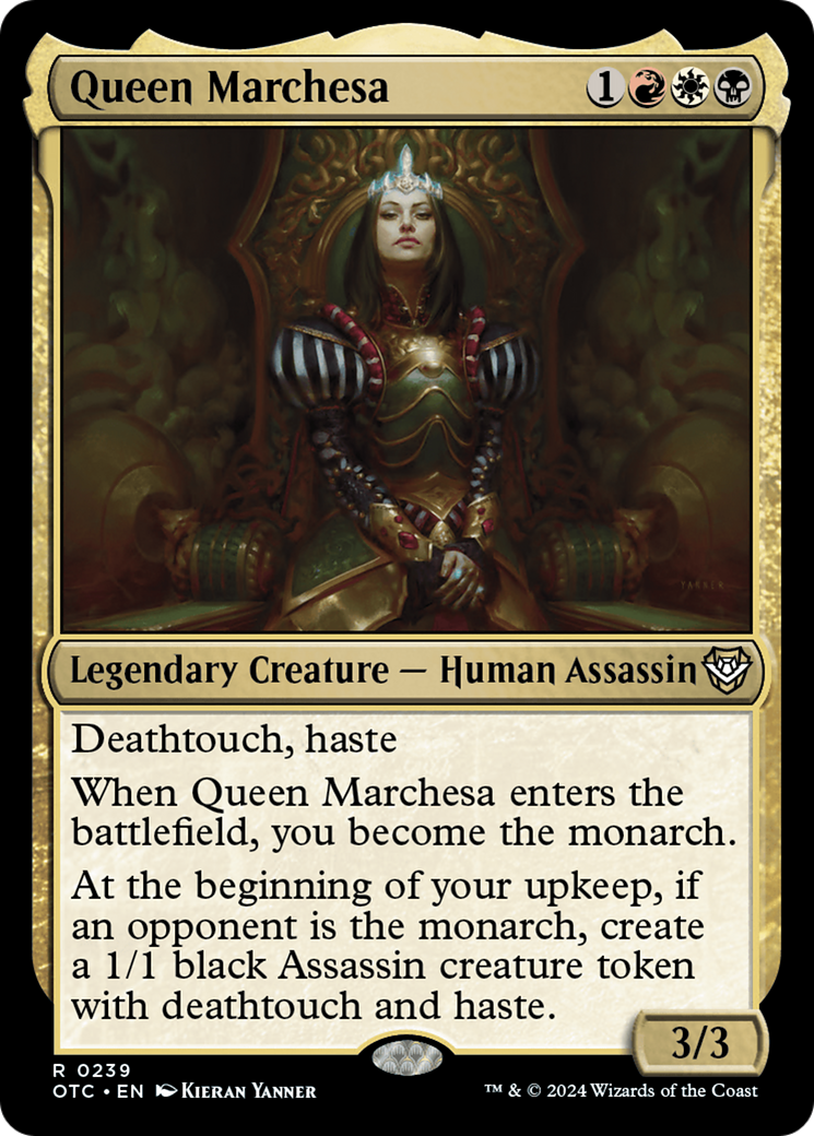 Queen Marchesa [Outlaws of Thunder Junction Commander] | Deep Dive Games St. Marys