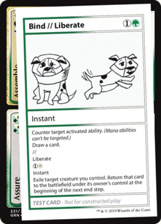 Bind // Liberate (2021 Edition) [Mystery Booster Playtest Cards] | Deep Dive Games St. Marys