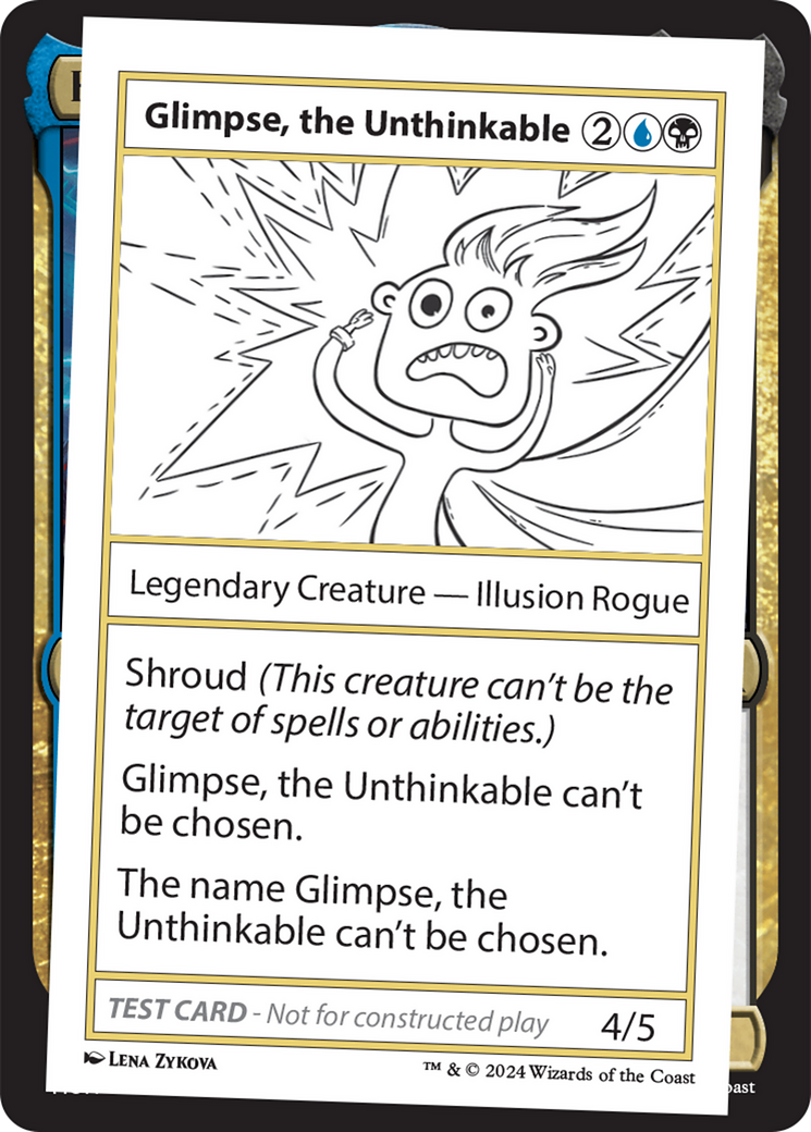 Glimpse, the Unthinkable [Mystery Booster 2 Playtest Cards] | Deep Dive Games St. Marys