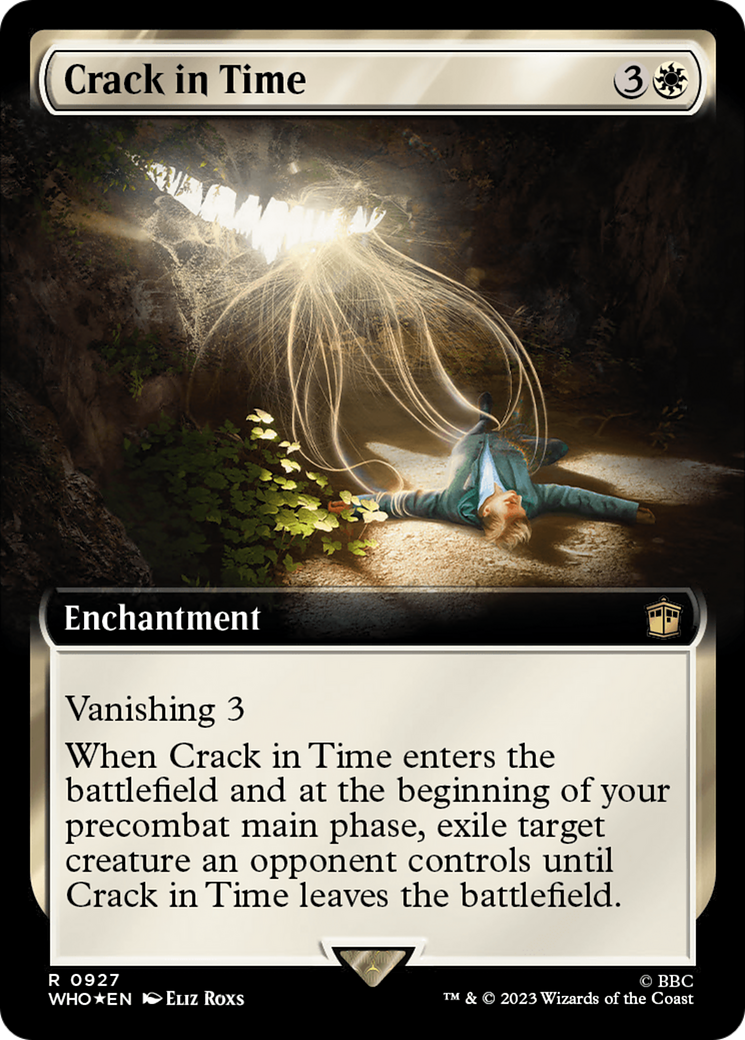 Crack in Time (Extended Art) (Surge Foil) [Doctor Who] | Deep Dive Games St. Marys