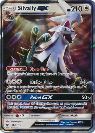 Silvally GX (90/111) (Jumbo Card) [Sun & Moon: Crimson Invasion] | Deep Dive Games St. Marys