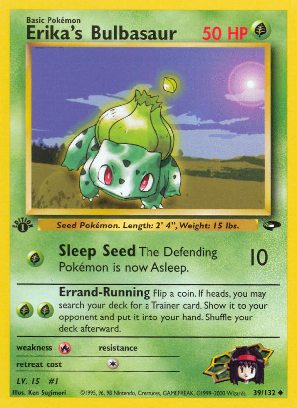 Erika's Bulbasaur (39/132) [Gym Challenge 1st Edition] | Deep Dive Games St. Marys