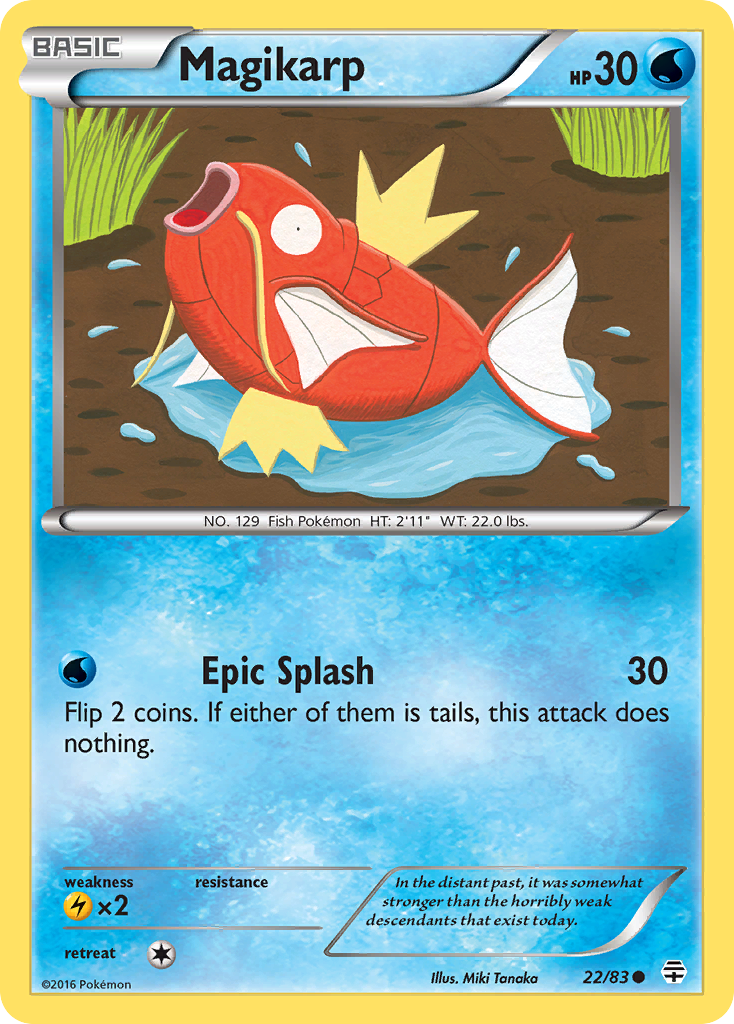 Magikarp (22/83) [XY: Generations] | Deep Dive Games St. Marys