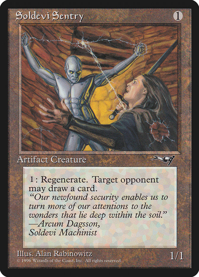 Soldevi Sentry (Hands Raised) [Alliances] | Deep Dive Games St. Marys