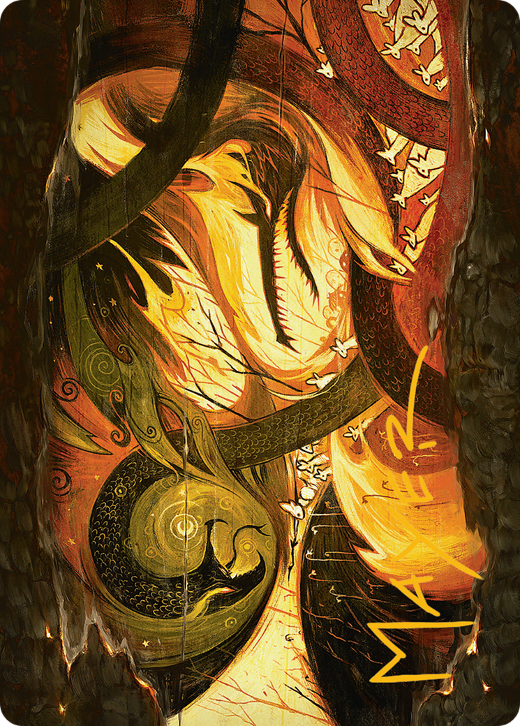 Season of Loss Art Card (Gold-Stamped Signature) [Bloomburrow Art Series] | Deep Dive Games St. Marys