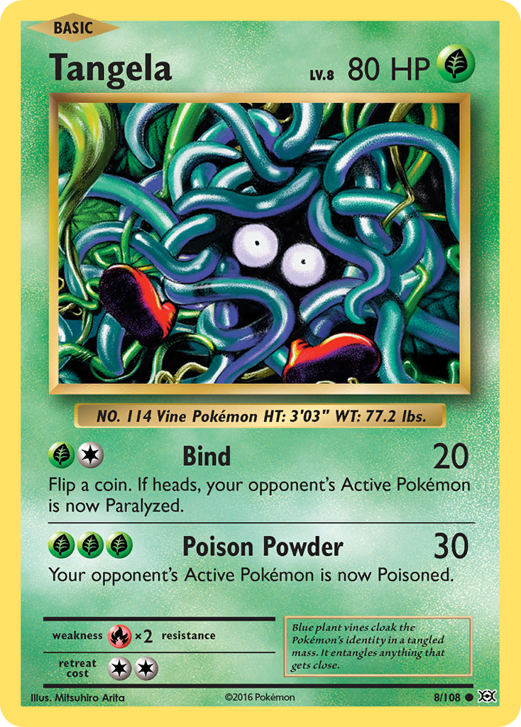 Tangela (8/108) [XY: Evolutions] | Deep Dive Games St. Marys