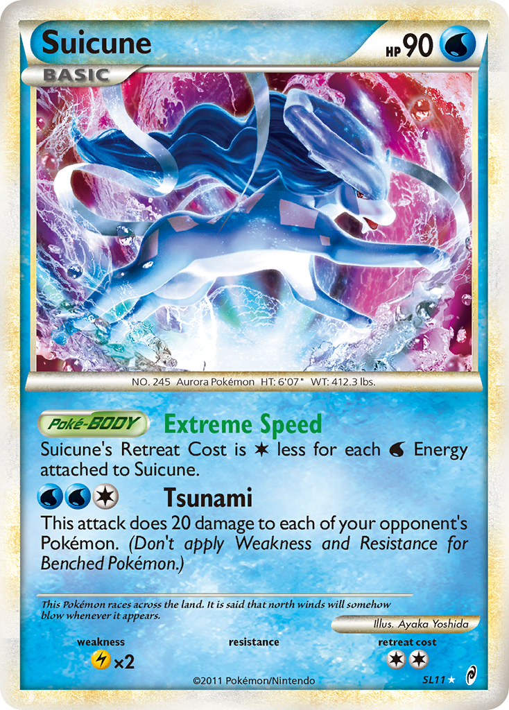 Suicune (SL11) [HeartGold & SoulSilver: Call of Legends] | Deep Dive Games St. Marys