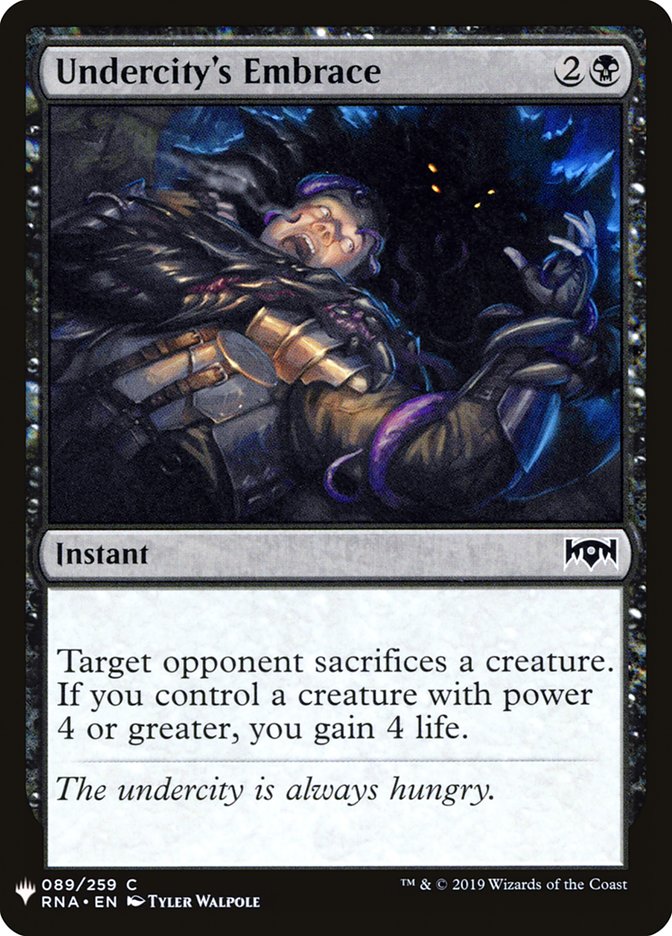 Undercity's Embrace [Mystery Booster] | Deep Dive Games St. Marys