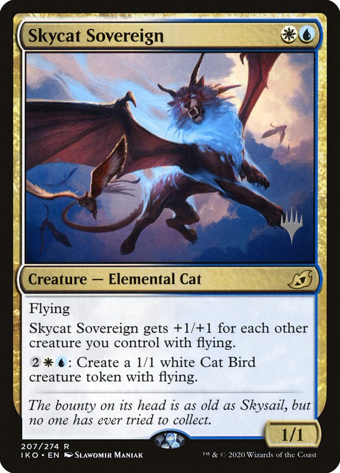 Skycat Sovereign (Promo Pack) [Ikoria: Lair of Behemoths Promos] | Deep Dive Games St. Marys
