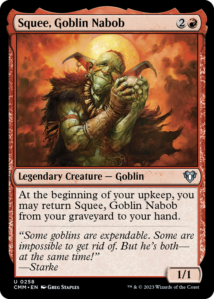 Squee, Goblin Nabob [Commander Masters] | Deep Dive Games St. Marys