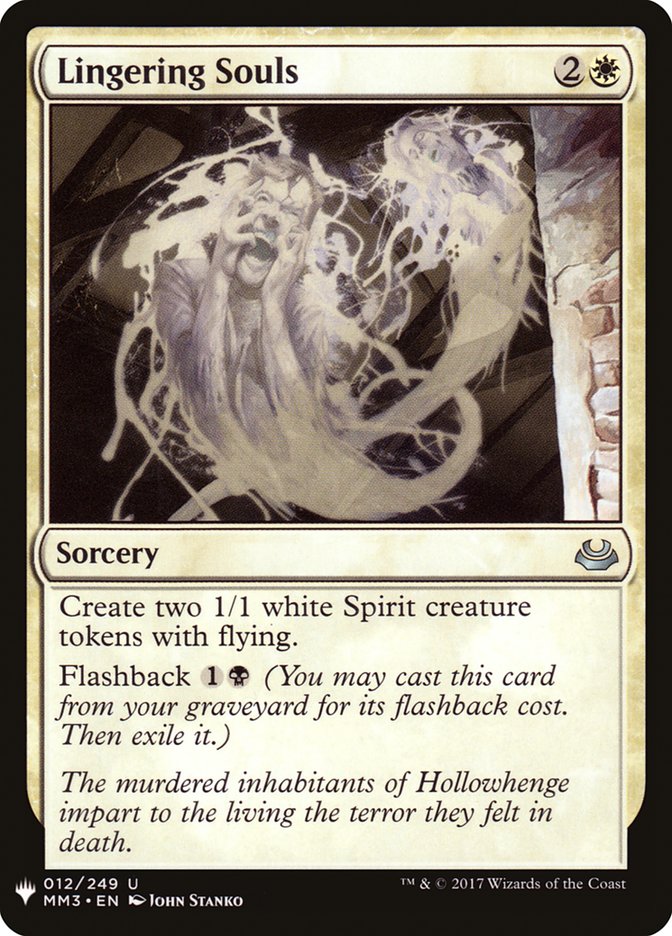 Lingering Souls [Mystery Booster] | Deep Dive Games St. Marys