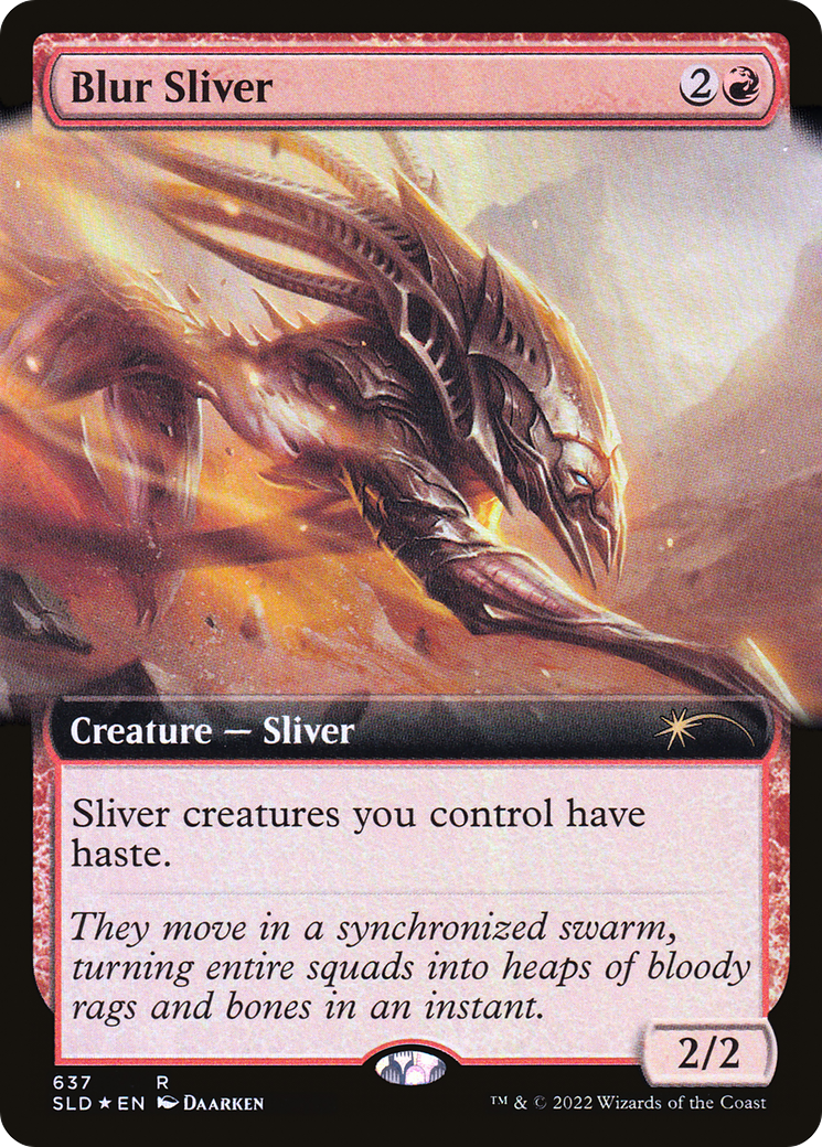 Blur Sliver (Extended Art) [Secret Lair Drop Promos] | Deep Dive Games St. Marys