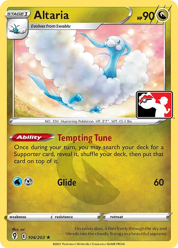 Altaria (106/203) [Prize Pack Series One] | Deep Dive Games St. Marys