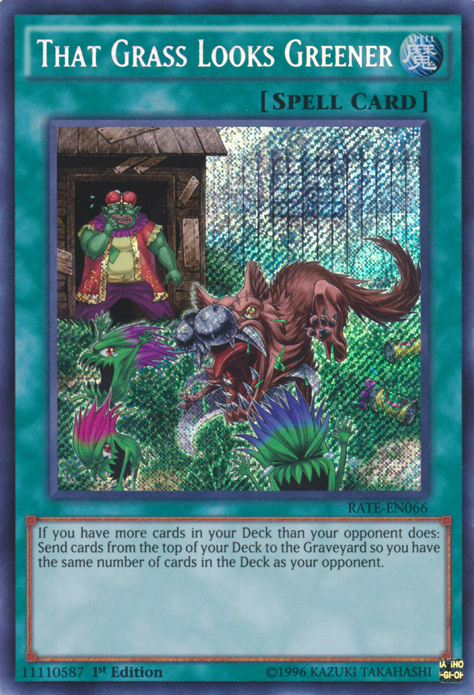 That Grass Looks Greener [RATE-EN066] Secret Rare | Deep Dive Games St. Marys